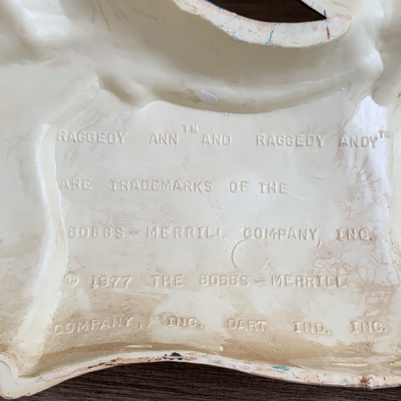 Vintage Raggedy Ann & Andy Wall Hangings Bob Merrill Plaque 1977 Dart Inc 70s - Picture 6 of 16